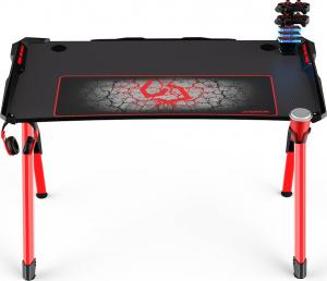 Biurko Ultradesk Invader Czerwone 120 cmx64 cm 17