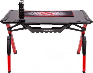 Biurko Ultradesk Invader Czerwone 120 cmx64 cm 4