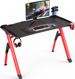 Biurko Ultradesk Invader Czerwone 120 cmx64 cm 8