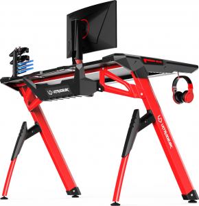 Biurko Ultradesk Invader Czerwone 120 cmx64 cm 10