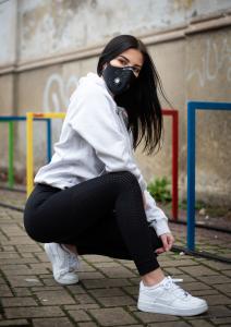 Maska antysmogowa Broyx Delta black r. M 8