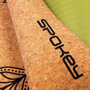 Spokey Mata do jogi SAVASANA zielona 7