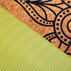 Spokey Mata do jogi SAVASANA zielona 10