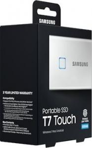 Dysk zewnętrzny SSD Samsung T7 Touch 500GB Srebrny (MU-PC500S/WW) 16