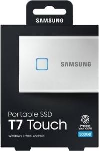 Dysk zewnętrzny SSD Samsung T7 Touch 1TB Srebrny (MU-PC1T0S/WW) 14
