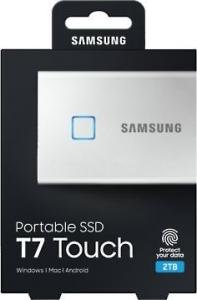 Dysk zewnętrzny SSD Samsung T7 Touch 2TB Srebrny (MU-PC2T0S/WW) 13