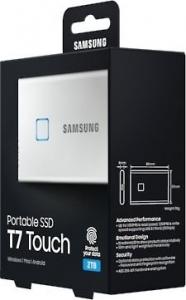 Dysk zewnętrzny SSD Samsung T7 Touch 2TB Srebrny (MU-PC2T0S/WW) 16