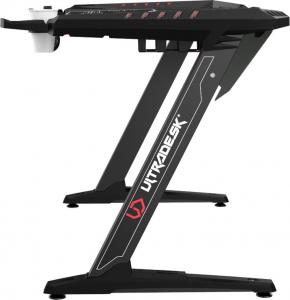 Biurko Ultradesk Rocket Czarne 128 cmx68 cm 6