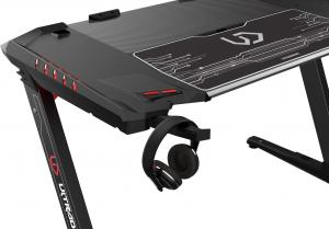 Biurko Ultradesk Rocket Czarne 128 cmx68 cm 8