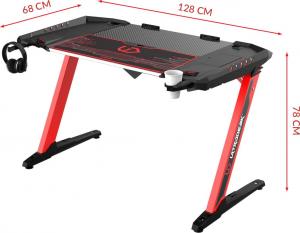 Biurko Ultradesk Rocket Red 9