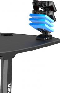 Biurko Pro-Gamer D6000 XXL Czarne 160 cmx66 cm 9