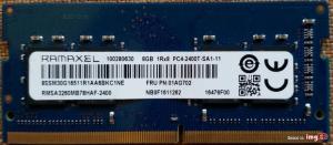 Pamięć do laptopa Ramaxel 8GB 2666 MHz DDR4 (PC4-2666V-SA1-11) - demontaż 1