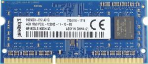 Pamięć do laptopa Kingston DDR3 4GB 1600MHz CL11 (HP16D3LS1KBGH/4G) - demontaż 1