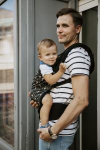 Dromader Nosidełko ergonomiczne Fox czarne 7