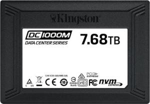 Dysk SSD Kingston 7.68 TB 2.5" PCI-E x4 Gen3 NVMe (DC1000M 7,68TB U.2 PCIe Gen3 x4 NVMe (SEDC1000M/7680G)) 1