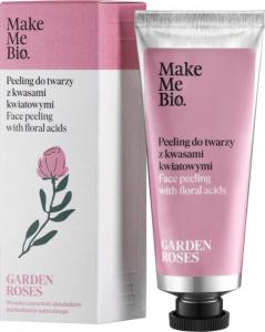 Make Me Bio Garden Roses - Peeling do Twarzy z Kwasami Kwiatowymi (40 ml) 1