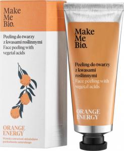 Make Me Bio Orange Energy - Peeling do Twarzy z Kwasami Roślinnymi (40 ml) 1
