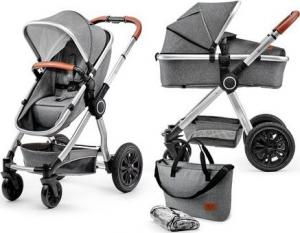 Wózek KinderKraft Wózek wielofunkcyjny 2w1 Veo gray 1