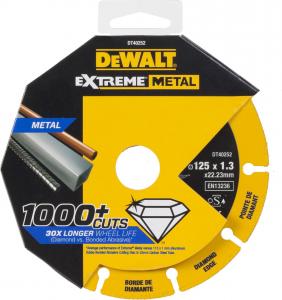 Dewalt Tarcza diamentowa do metalu Extreme Metal 125x22.23x1.3mm (DT40252-QZ) 3