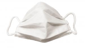 Maseczka ochronna 3-warstwowa wielokrotnego użytku biała 4