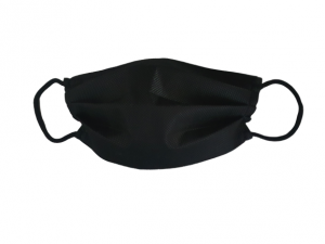 Maseczka ochronna 3-warstwowa wielokrotnego użytku zestaw 5 sztuk czarna (5942379) 4