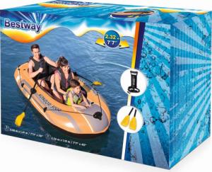 Bestway Ponton Kondor 3000 Set 242 x 141 cm + wiosła + pompka (61102) 3