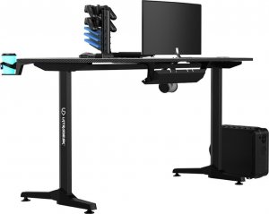 Biurko Ultradesk Frag Czarne 140 cmx60 cm 6