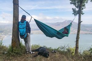 Ticket To The Moon Hamak dwuosobowy Original Hammock Royal Niebieski 320x200cm (TMO3914) 3