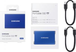 Dysk zewnętrzny SSD Samsung T7 2TB Niebieski (MU-PC2T0H/WW) 4
