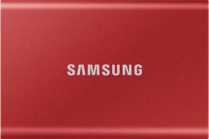 Dysk zewnętrzny SSD Samsung T7 2TB Czerwony (MU-PC2T0R/WW) 1