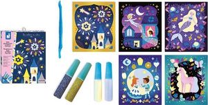 Janod Zestaw kreatywny Brokat i fluorescencyjny piasek Magiczna noc (J07885) 3