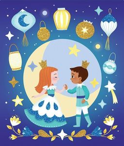 Janod Zestaw kreatywny Brokat i fluorescencyjny piasek Magiczna noc (J07885) 4