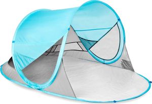 Spokey Namiot plażowy Stratus samorozkładający z filtrem UV niebieski (926782) 1