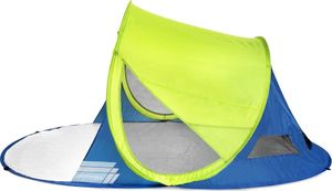 Spokey Namiot plażowy Stratus samorozkładający z filtrem UV zielono-granatowy (926783) 2