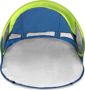 Spokey Namiot plażowy Stratus samorozkładający z filtrem UV zielono-granatowy (926783) 9