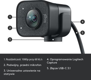 Kamera internetowa Logitech StreamCam (960-001281) 6