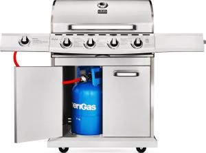 Koler Grill ogrodowy gazowy Relish V4 ruszt żeliwny 76x46.5 cm 2