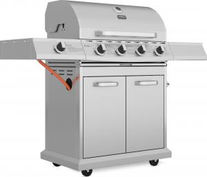 Koler Grill ogrodowy gazowy Relish V4 ruszt żeliwny 76x46.5 cm 3