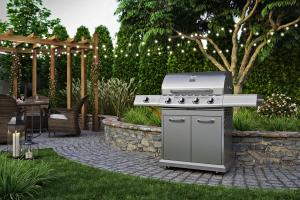 Koler Grill ogrodowy gazowy Relish V4 ruszt żeliwny 76x46.5 cm 5