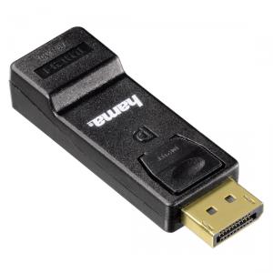 Adapter AV Hama DisplayPort - HDMI czarny (000545860000) 1