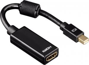 Adapter AV Hama DisplayPort Mini - HDMI czarny (54560) 1