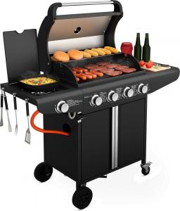 Koler Grill ogrodowy Gazowy Relish V1 16 kW 40 cm x 66 cm czarny 8