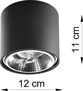 Lampa sufitowa Sollux Tiube 1x40W 2