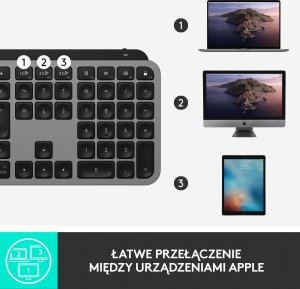 Klawiatura Logitech MX Keys do MAC (920-009558) 9
