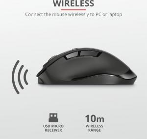 Mysz Trust MYSZ TRUST Fyda Rechargeable Wireless Comfort Black (23804) - PERTRUMYS0101 10