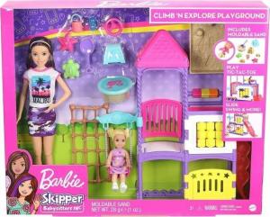 Lalka Barbie Mattel Skipper: Klub opiekunek - Plac Zabaw (GHV89) 4