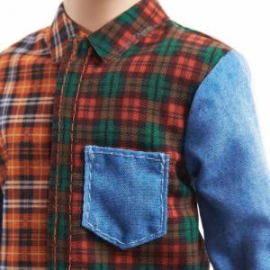 Lalka Barbie Mattel  Fashionistas - Stylowy Ken, fioletowe włosy (DWK44/GHW70) 5