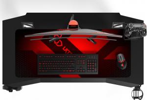 Biurko Ultradesk Action V2 Czerwone 110 cmx59 cm 9