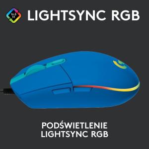 Mysz Logitech G102 Lightsync  (910-005801) 3