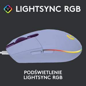 Mysz Logitech G102 Lightsync  (910-005854) 3